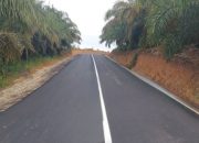 Proyek peningkatan Jalan Seberu-Nanga Lunggu di Kapuas Hulu memasuki tahap akhir Masa Pemeliharaan.