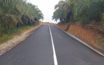 Proyek peningkatan Jalan Seberu-Nanga Lunggu di Kapuas Hulu memasuki tahap akhir Masa Pemeliharaan.