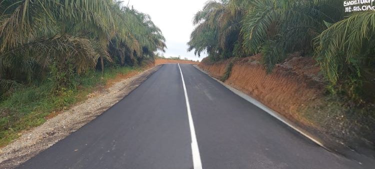 Proyek peningkatan Jalan Seberu-Nanga Lunggu di Kapuas Hulu memasuki tahap akhir Masa Pemeliharaan.
