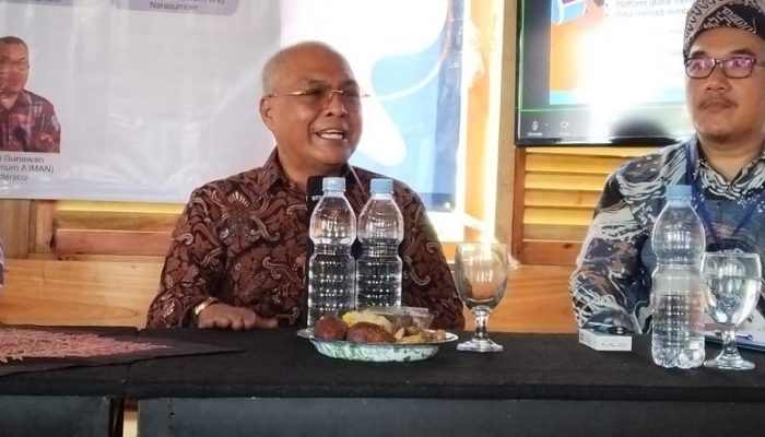 Ketum PWI Pusat Akhmad Munir Soroti Pentingnya Keadilan Informasi bagi Masyarakat Adat di Rakernas AJMAN