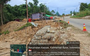 BPJN Kalbar Tancap Gas Tangani Longsor Akut di Jalur Vital Tanjung-Sanggau