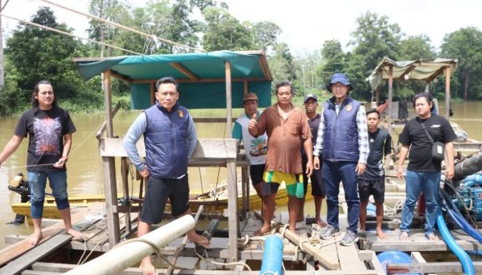 Satreskrim Polres Sekadau Patroli Sungai Kapuas dan Sungai Sekadau, Tidak Temukan Aktivitas PETI