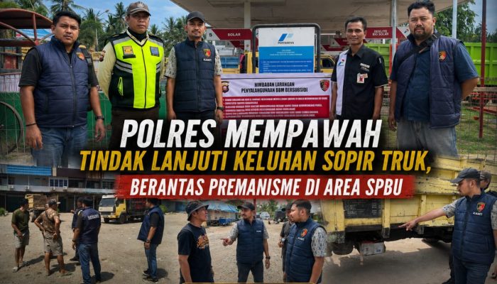 Polres Mempawah Tindak Lanjuti Keluhan Sopir Truk, Berantas Premanisme di Area SPBU