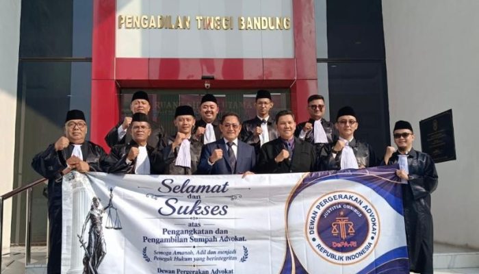Ketua Pengadilan Tinggi Bandung: Advokat DePA-RI Harus Jujur dan Perofesional