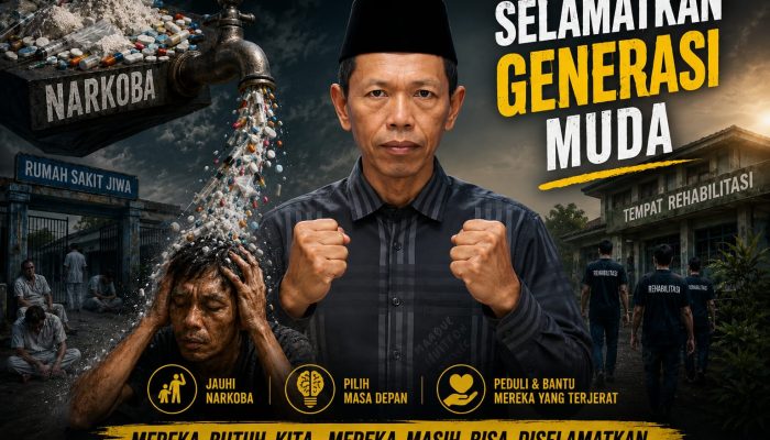 95% Narkoba Berasal dari Luar Negeri: Saatnya Tutup Keran Masuk di Perbatasan Negara”.