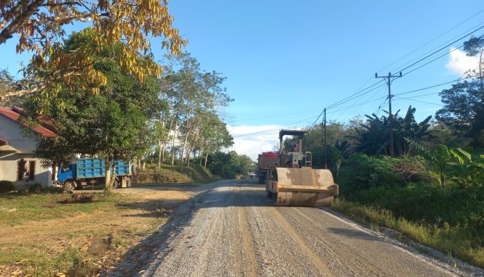 Peningkatan Jalan Manis Raya–Simpang Buluh Kuning Sedang Dalam Tahap Pelaksanaan Pekerjaan