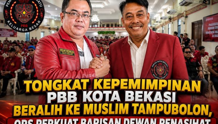 Kepemimpinan Baru PBB Kota Bekasi, Muslim Tampubolon dan QRS Gaungkan Semangat Kolaborasi