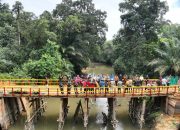 SAJA MANTAP! PT BHD Wujudkan Akses Penghubung Desa Cupang-Meranggau Lewat Program CSR