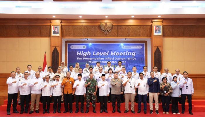 Gubernur Ria Norsan Pimpin High Level Meeting Pengendalian Inflasi, Tekankan Antisipasi Dini Dan Ketahanan Pangan