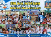 KETUA FORIKAN ERLINA NORSAN GENCARKAN GERAKAN GEMAR MAKAN IKAN UNTUK WUJUDKAN GENERASI EMAS 2045