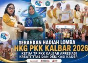 SERAHKAN HADIAH LOMBA HKG PKK KALBAR 2026, KETUA TP PKK KALBAR APRESIASI KREATIVITAS DAN DEDIKASI KADER