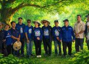 Langit Biru Indonesia Asri: Demokrat Sanggau Gelar Aksi Bersih Sehat Tanam Pohon Belian