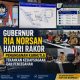 HADIRI RAKOR PENANGANAN KARHUTLA, GUBERNUR RIA NORSAN TEKANKAN KESIAPSIAGAAN DAN PENCEGAHAN