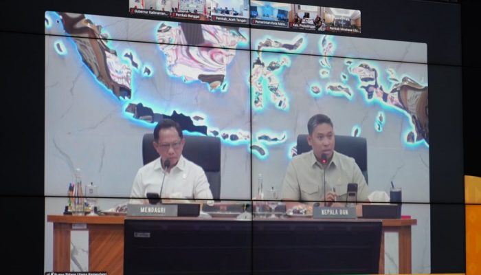 RAKOR MBG NASIONAL, GUBERNUR RIA NORSAN IKUTI ARAHAN PENGUATAN DUKUNGAN PEMDA