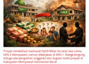 Anggaran Sekolah Berpindah Halaman, MIN 2 Mempawah Namanya Dicatat, MIN 1 Yang Dikerjakan