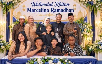 Walimatul Khitan Marcelino Ramadhan Berlangsung Meriah, Dihadiri Keluarga Besar dan Para Kolega